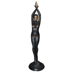 Bronze Deco Statue Fashioned After "Starfish" by Starfish D.H. Chiparus