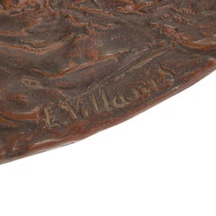 Bronze Decorative Mural, France by Emmanuel Villanis, 1880 - 1920