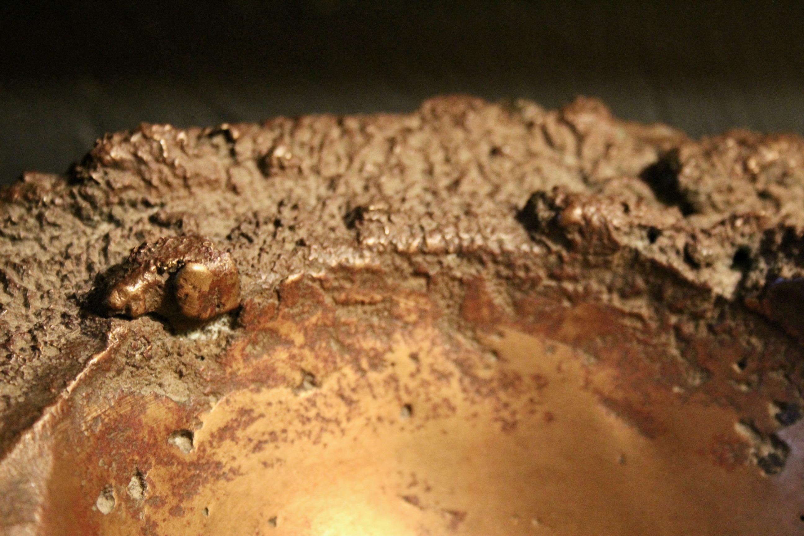 Bronze dekorative vide poche datiert 78 im Angebot 1