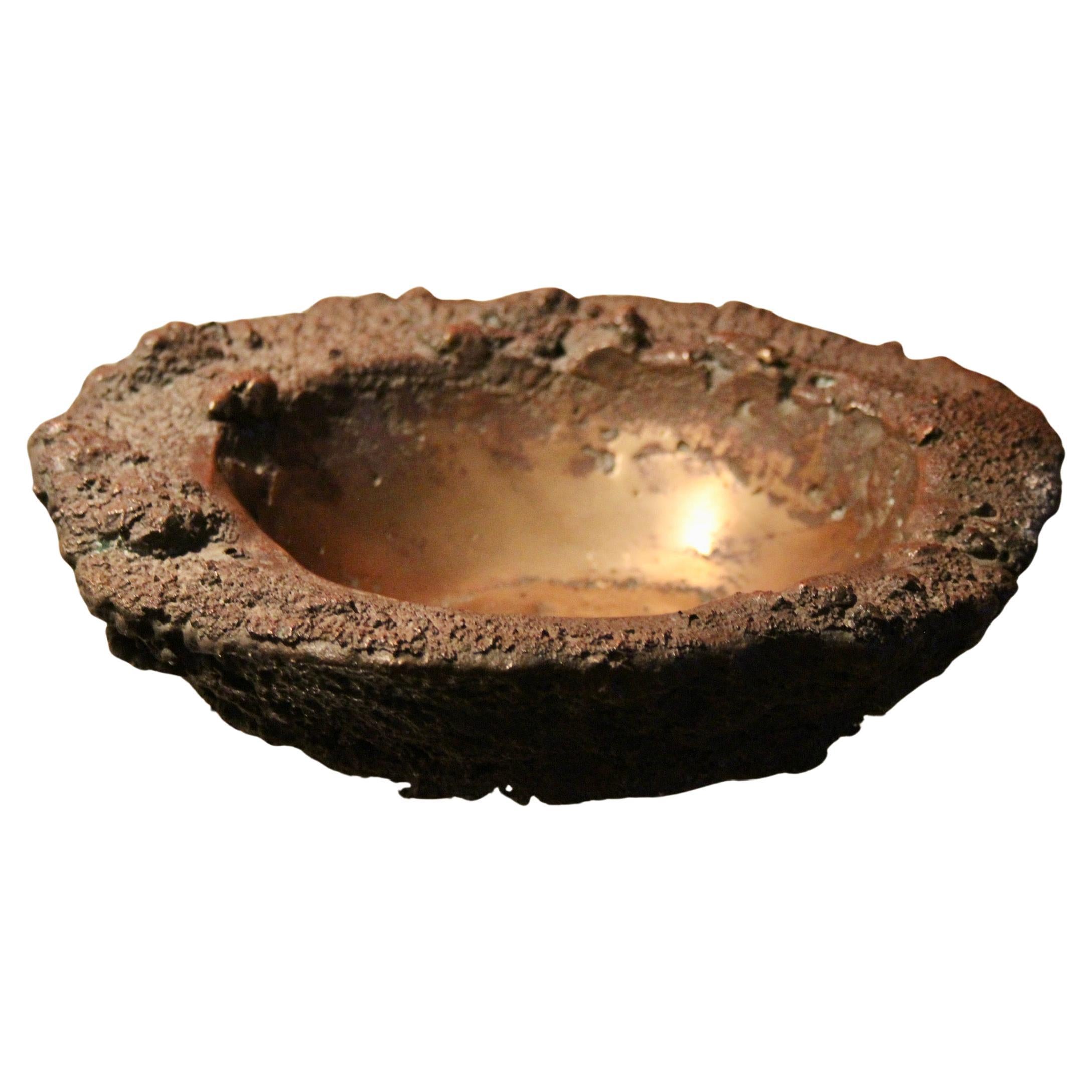 Bronze decorative vide poche dated 78