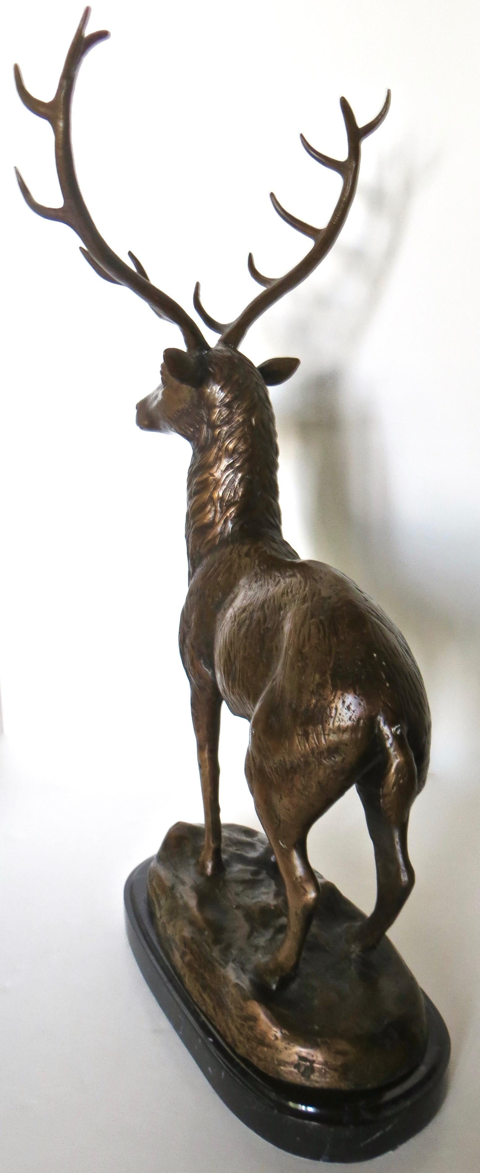 Americano Cervo in bronzo, americano, 1930 circa in vendita