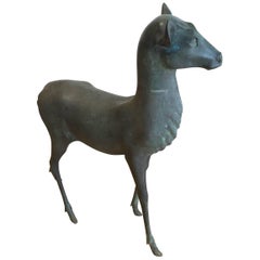 Bronze Deer Garden Sculpture