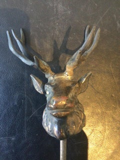 Bronze Deer Head