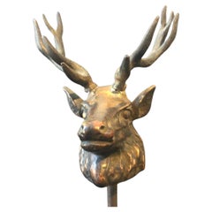 Bronze Deer Head