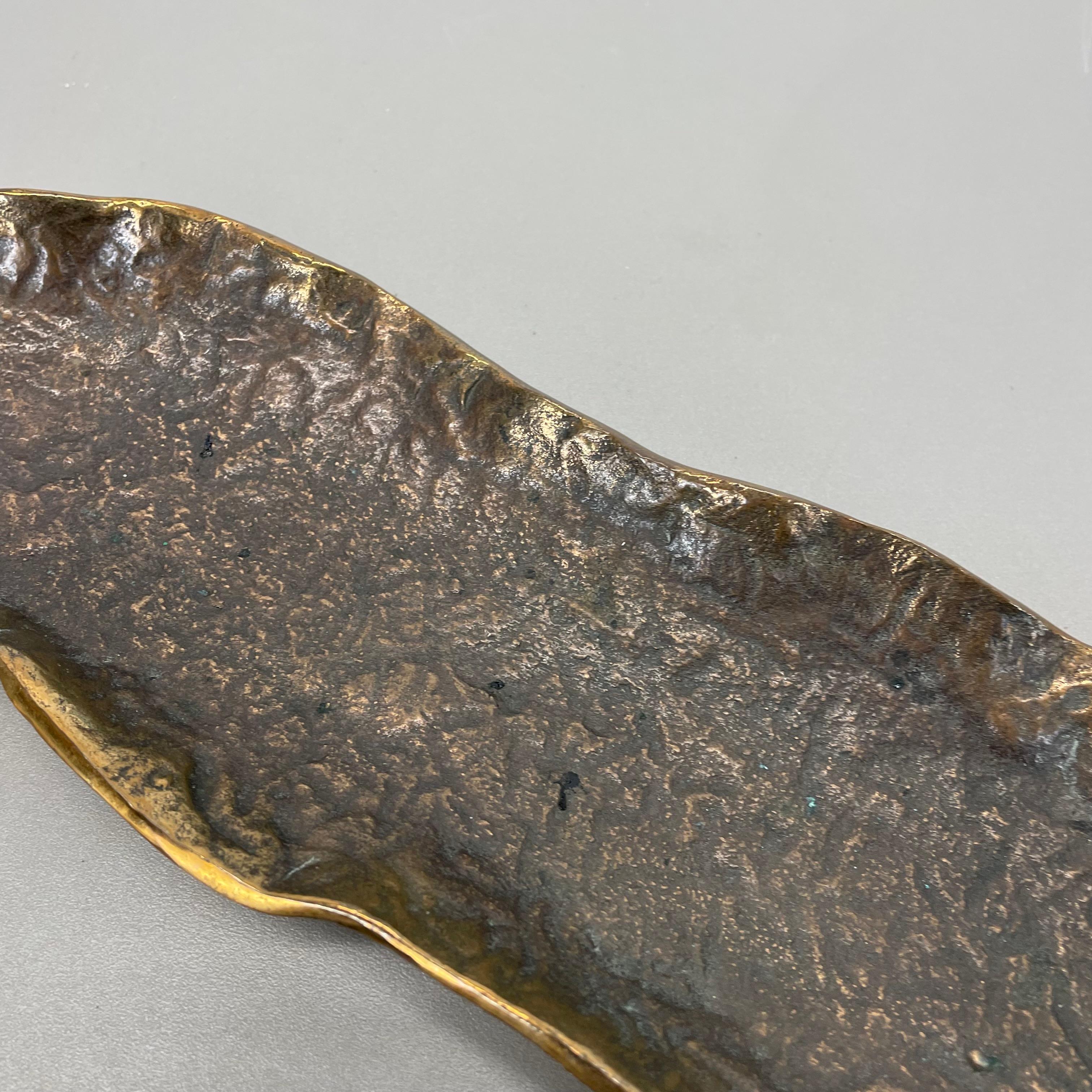 Bronzeschreibtisch Muschelplatte und Brieföffner Auböck Hagenauer Ära, Deutschland, 1970er Jahre im Angebot 2