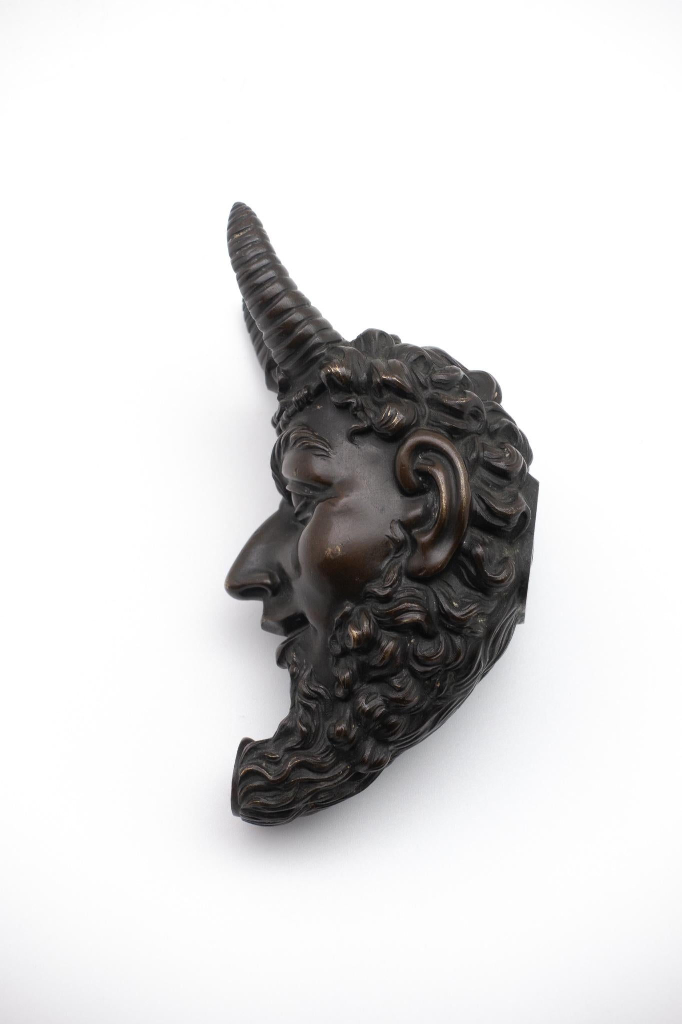 Napoleon III Bronze Devil's Head Cigar Lighter