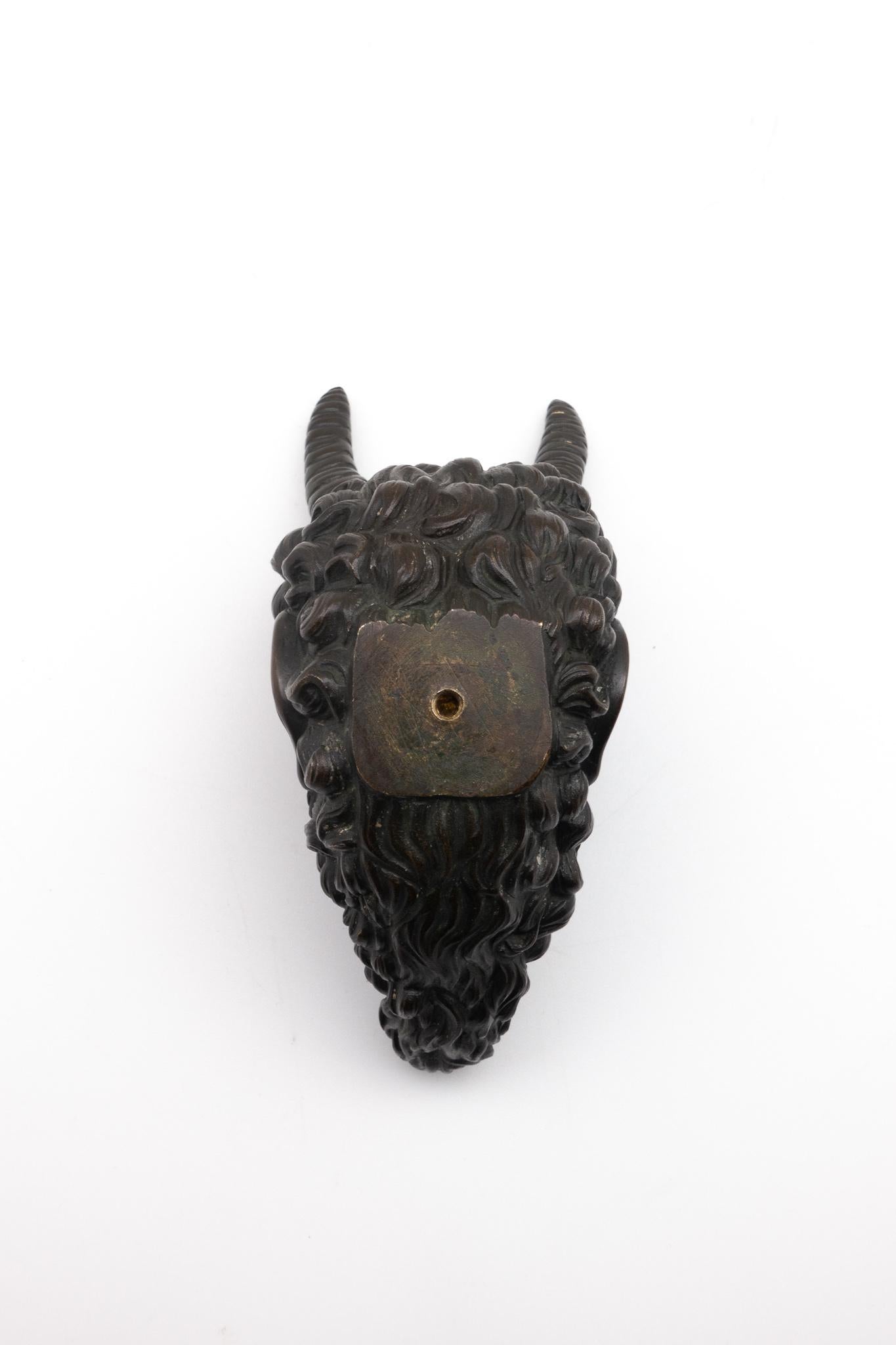 Bronze Devil's Head Cigar Lighter 1