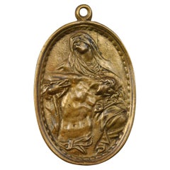 Bronze Devotional Plaque, Pietà, 17th Century