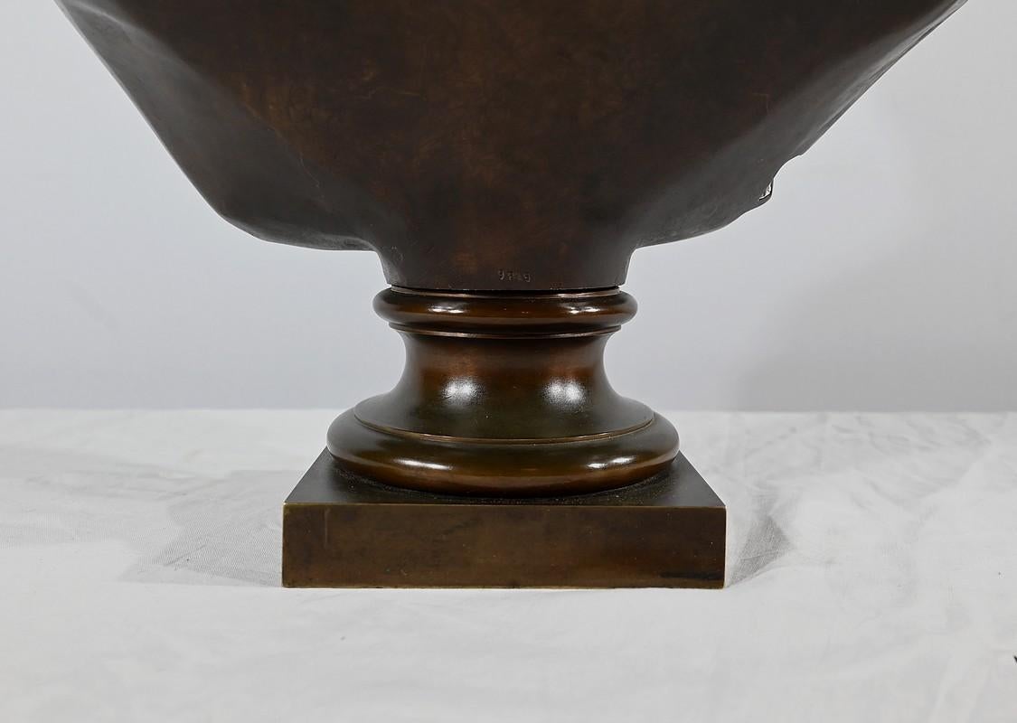 Sculpture en bronze Diane Chasseresse, d'après Houdon - Fin du XIXe siècle en vente 9