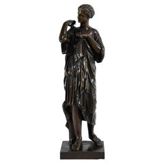 Bronze sculpture “Diana of Gabies”, after Praxiteles – 19th century