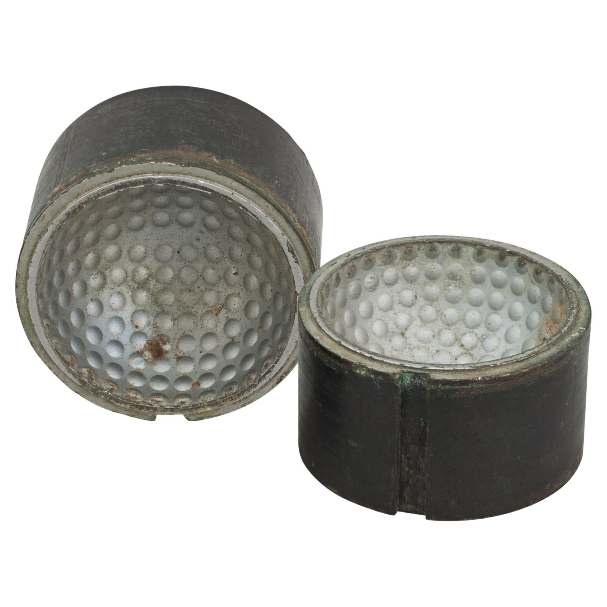 Bronze, Dimple Pattern Golf Ball Mould