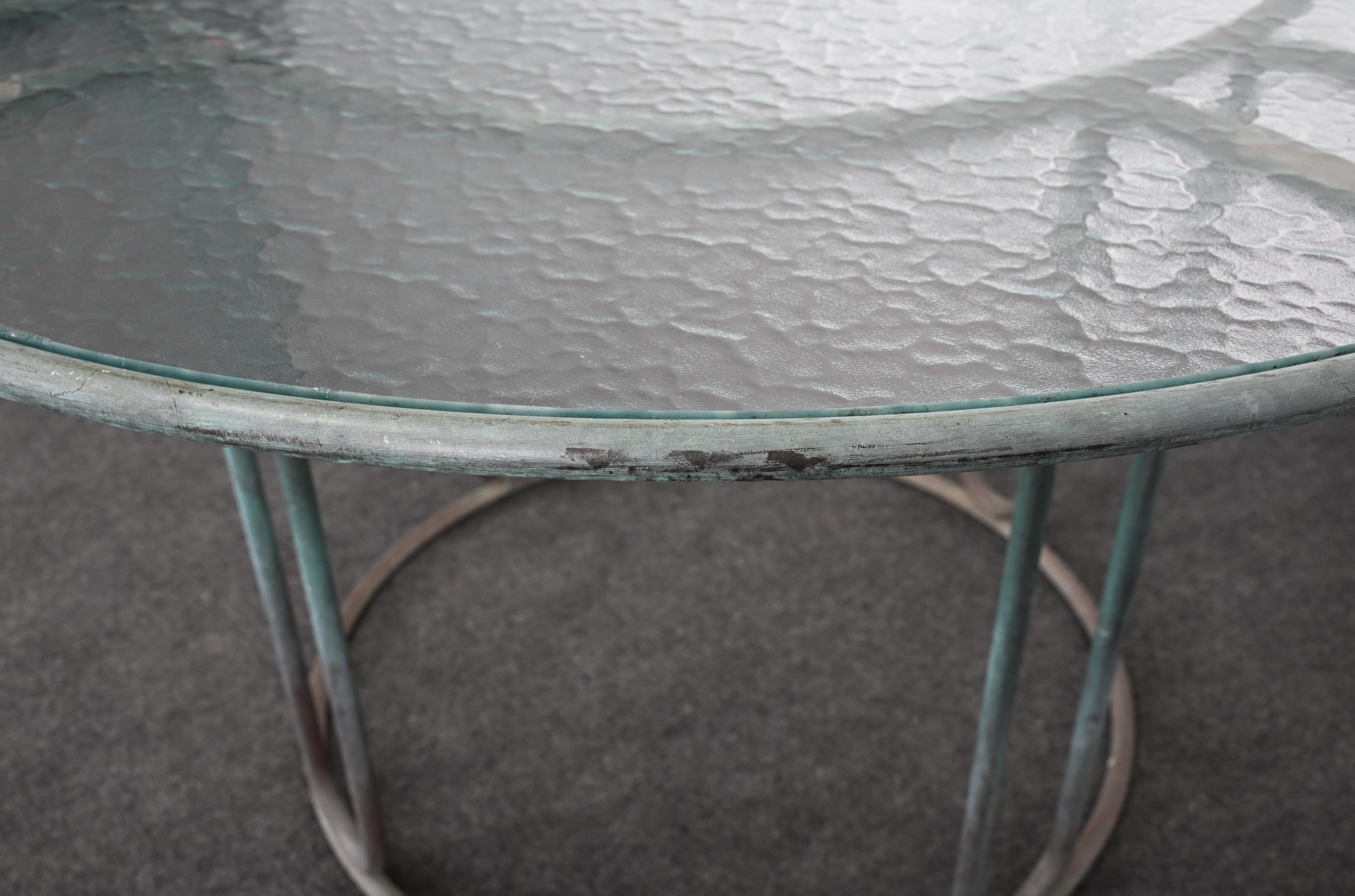 Tavolo da pranzo in bronzo Model C-2700 di Walter Lamb, anni '50 in vendita 6