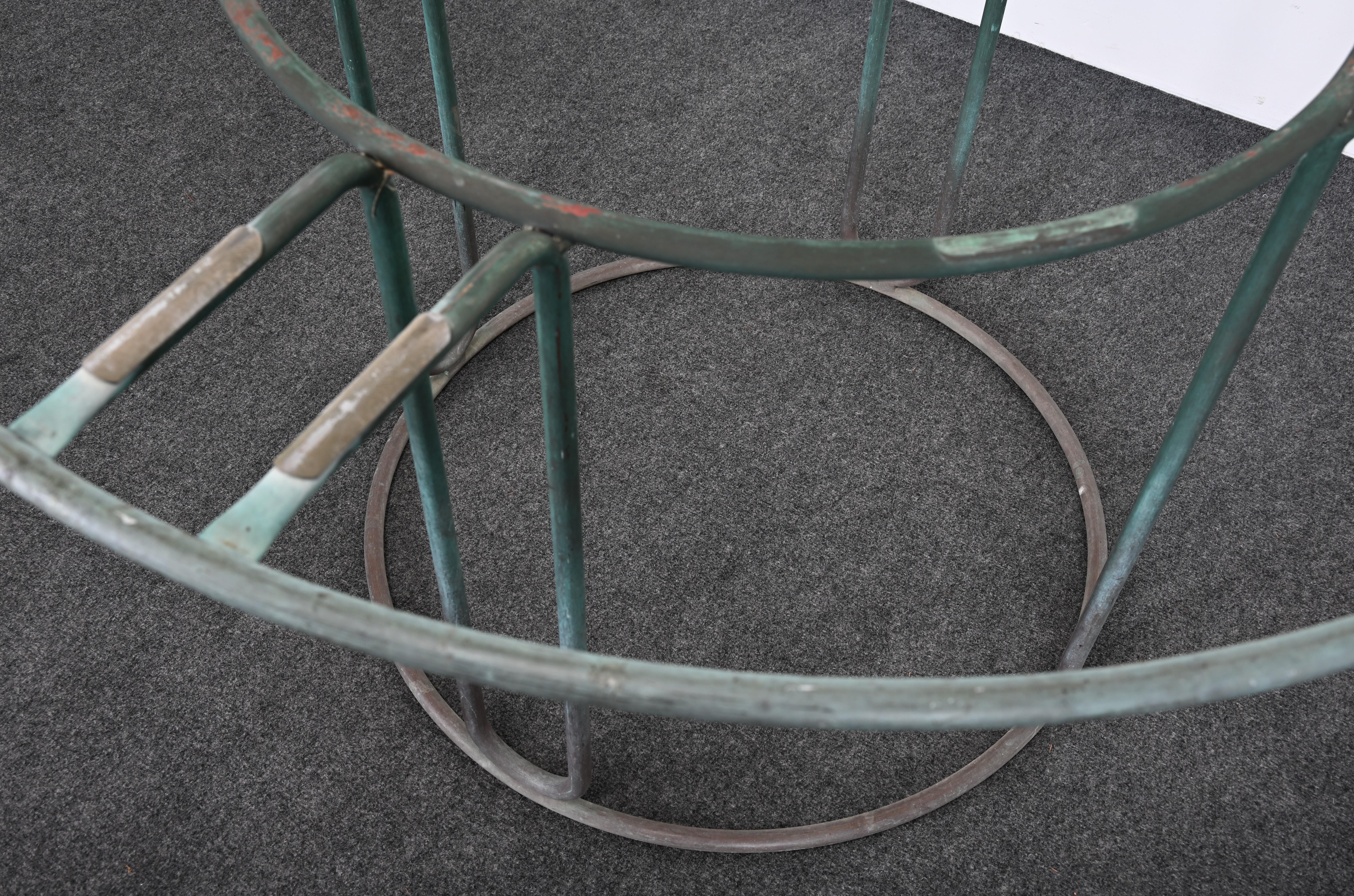 Tavolo da pranzo in bronzo Model C-2700 di Walter Lamb, anni '50 in vendita 11