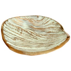 Monique Gerber Stratos Collection Bronze Dish Designed by Serge Mansau