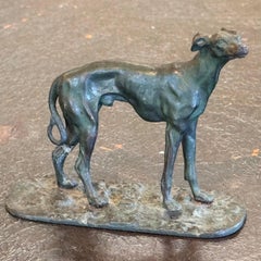 Bronze-Hunde-Skulptur