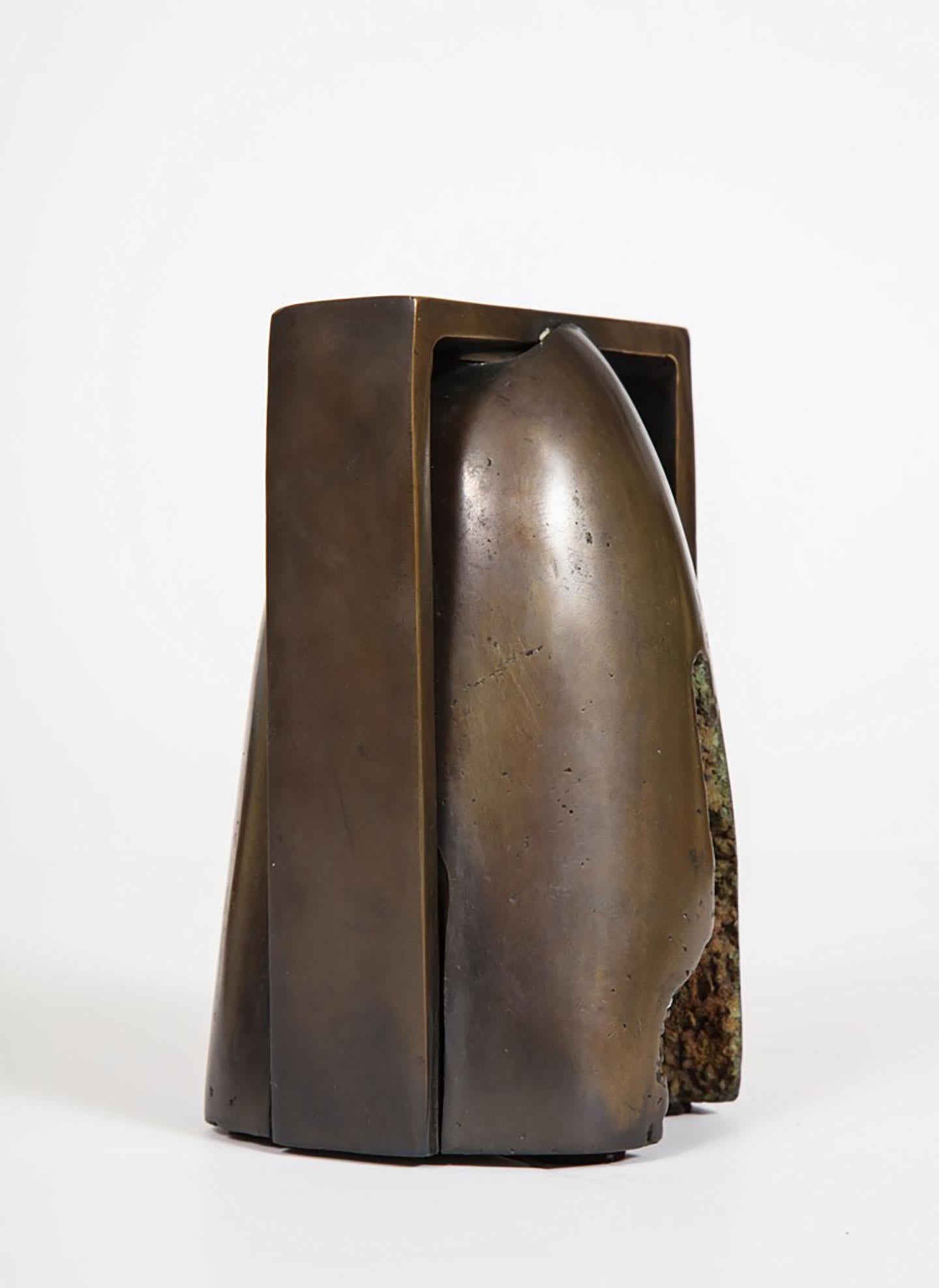 Kuppelförmige Skulptur aus Bronze (Gegossen) im Angebot