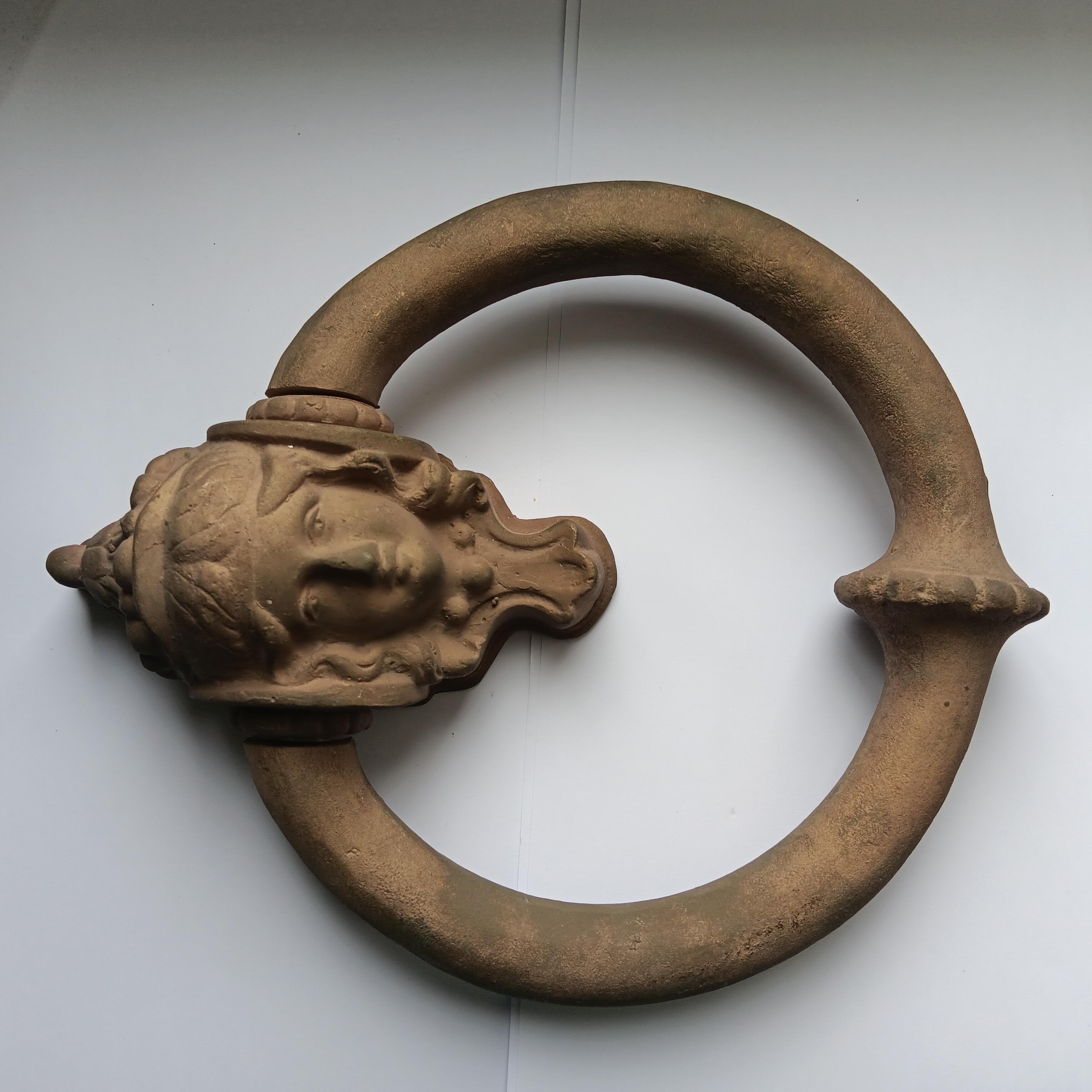 Großer Türgriff, Bronze-Meisterhandwerker in seinem gefundenen Spanien, späten 20. Jahrhundert im Angebot 10