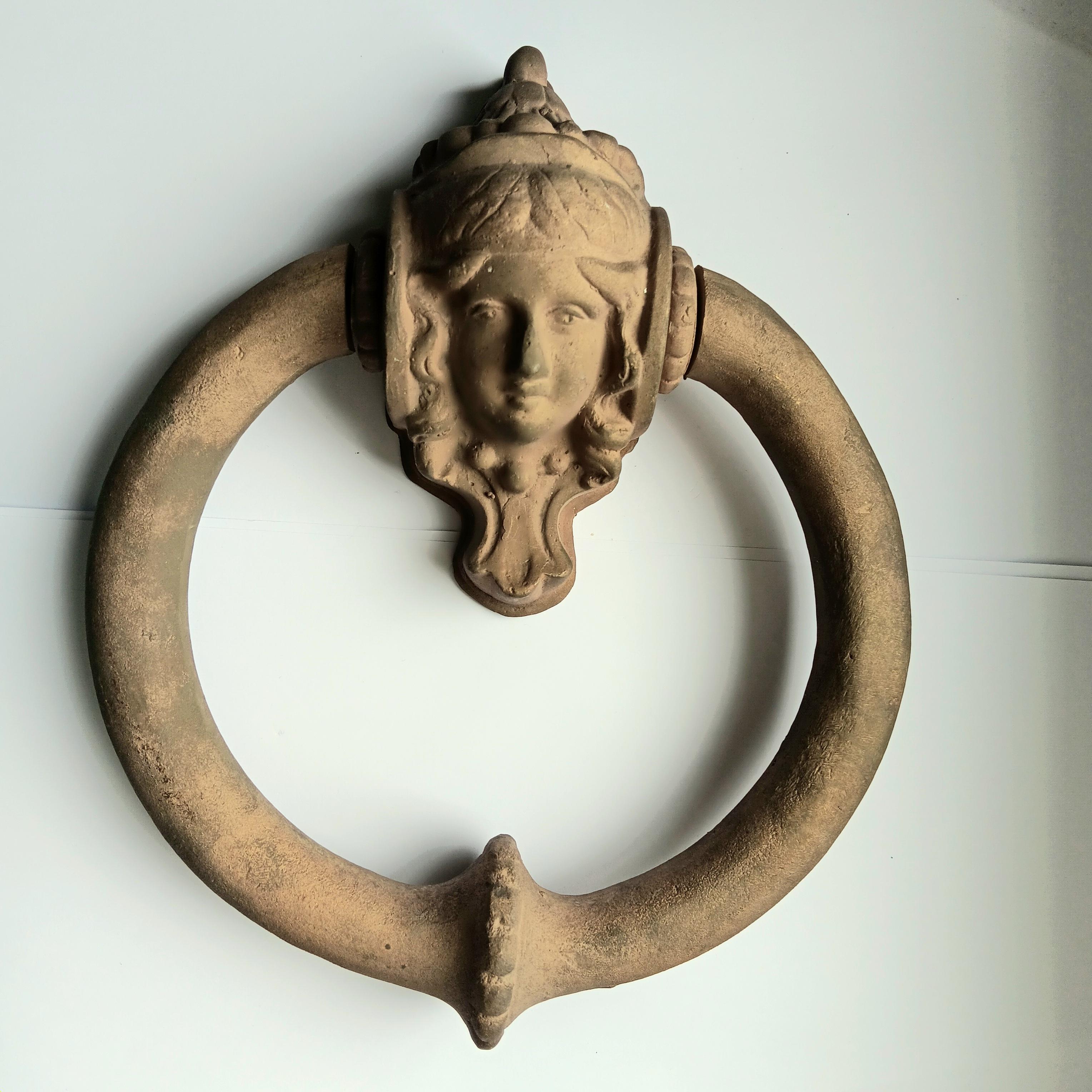 Großer Türgriff, Bronze-Meisterhandwerker in seinem gefundenen Spanien, späten 20. Jahrhundert im Angebot 11