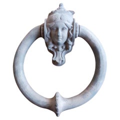 Grand heurtoir de porte, bronze Maître artisan dans sa fonderie Espagne Fin du 20e siècle