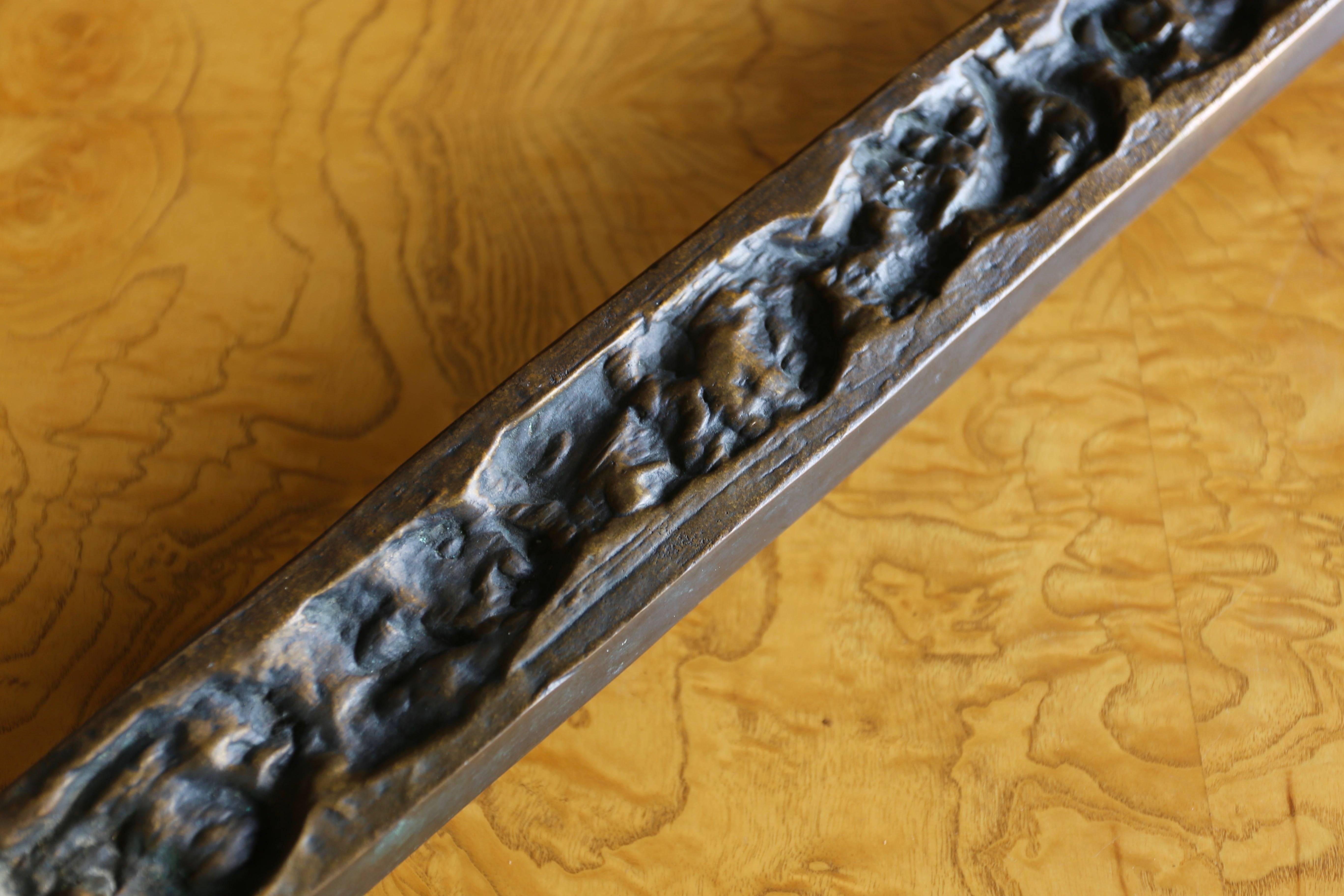 Mid-Century Modern Bronze Door Pull by Forms & Surfaces
