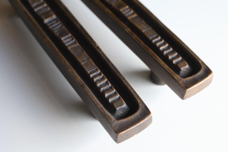 Bronze Door Pulls By Forms And Surfaces For Sale At 1stdibs