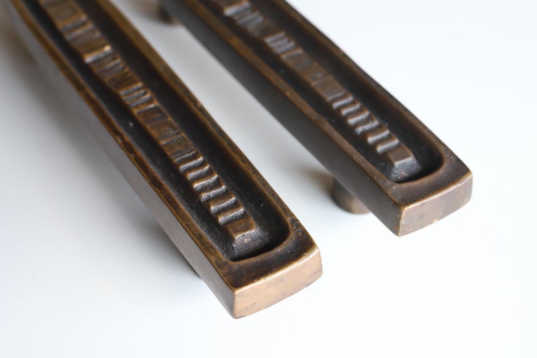 Bronze Door Pulls By Forms And Surfaces For Sale At 1stdibs