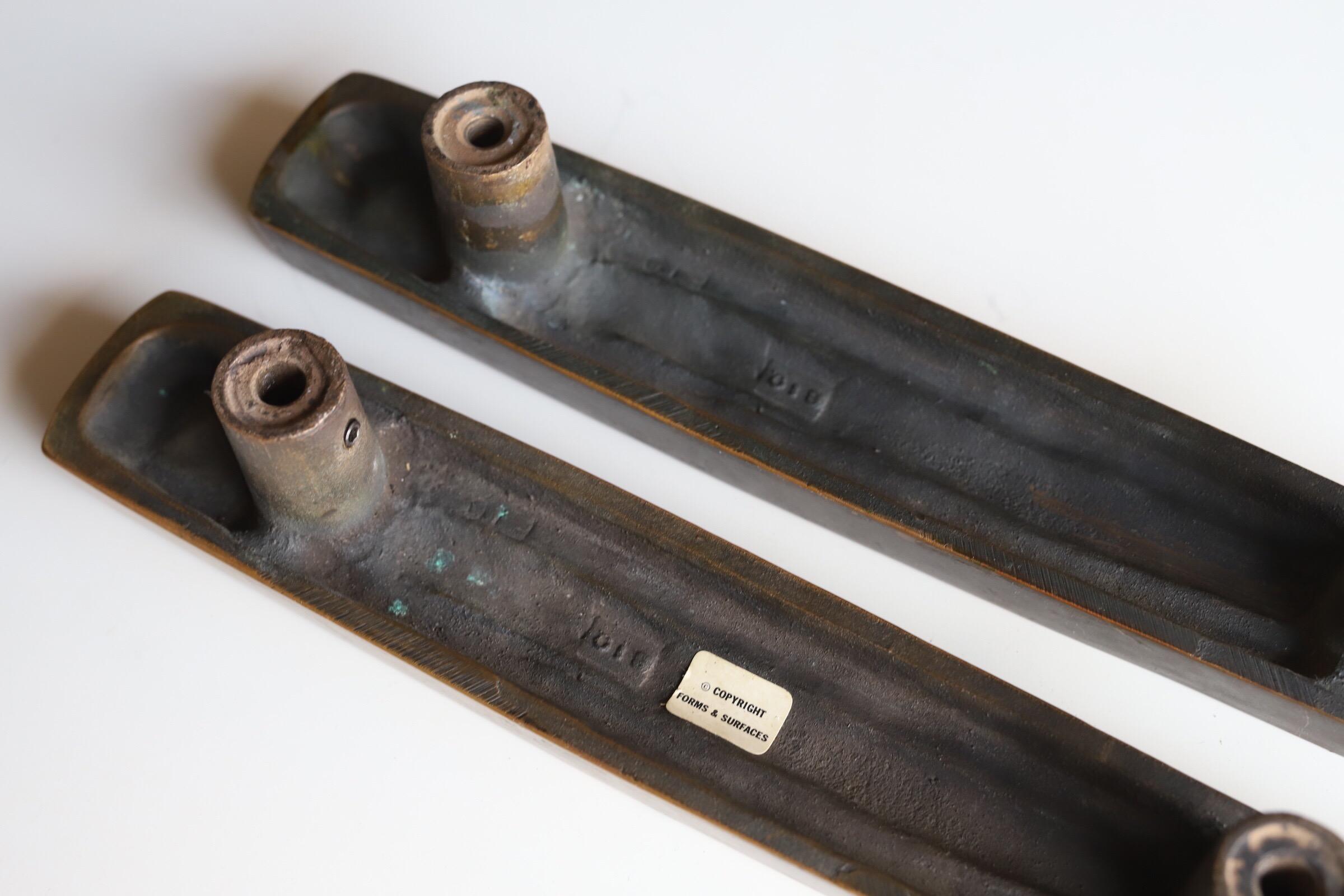 Bronze Door Pulls By Forms And Surfaces For Sale At 1stdibs