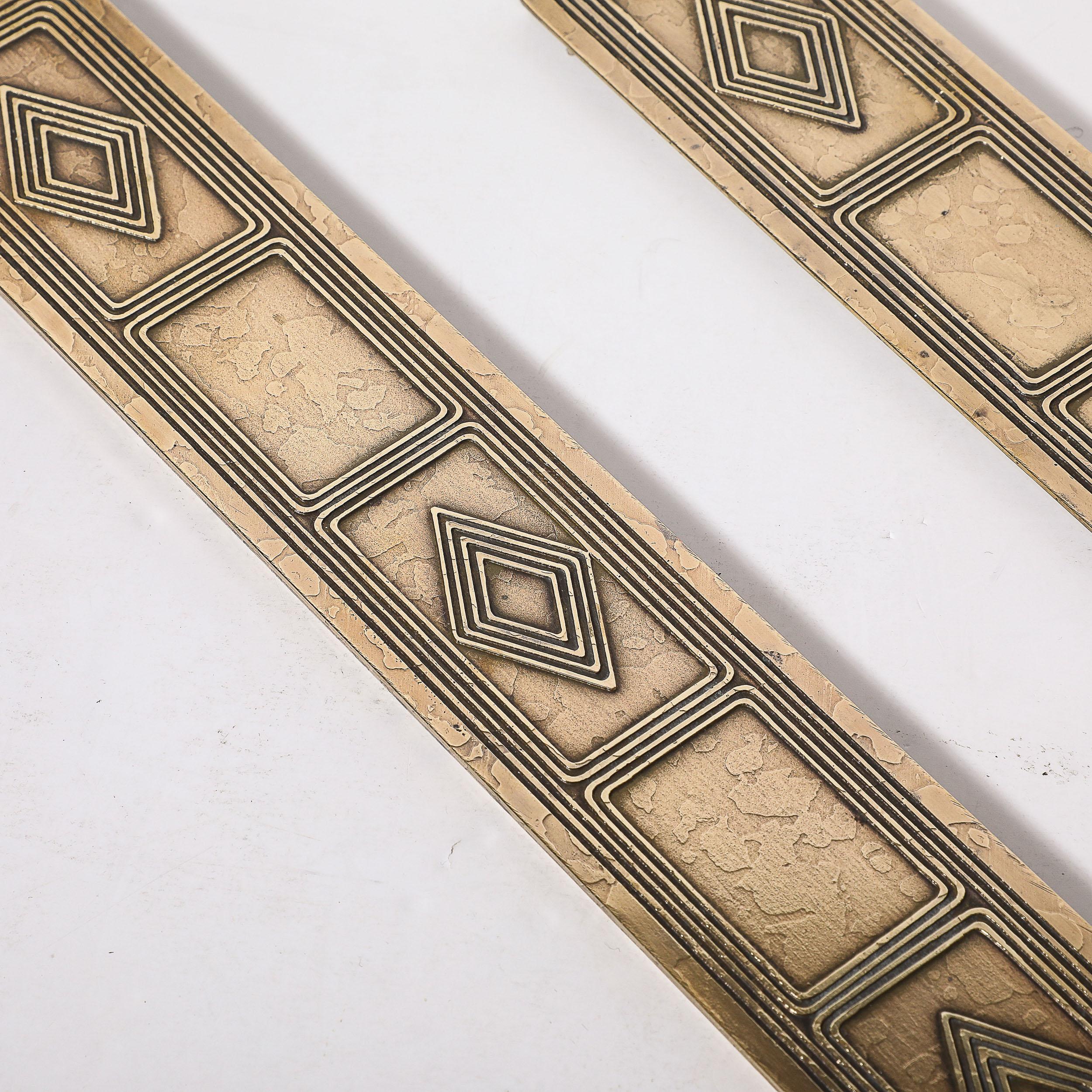 These Bronze Doré blotter holders, crafted by the legendary Tiffany & Co., embody the elegance and precision of early 20th-century American design. Rendered in the sophisticated 