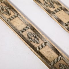 Bronze Dore Blotter Holders in the Graduate Pattern signed Tiffany & Co.