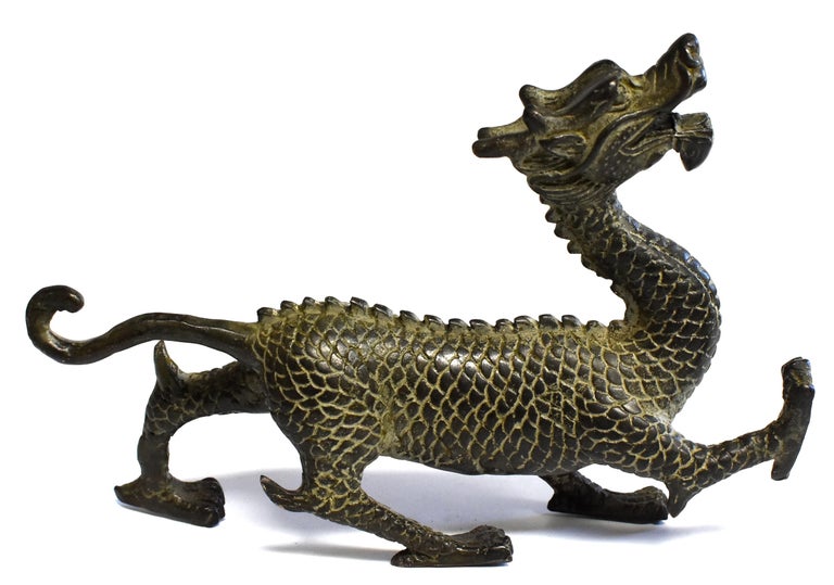 Bronze Dragon, Han Style For Sale at 1stdibs