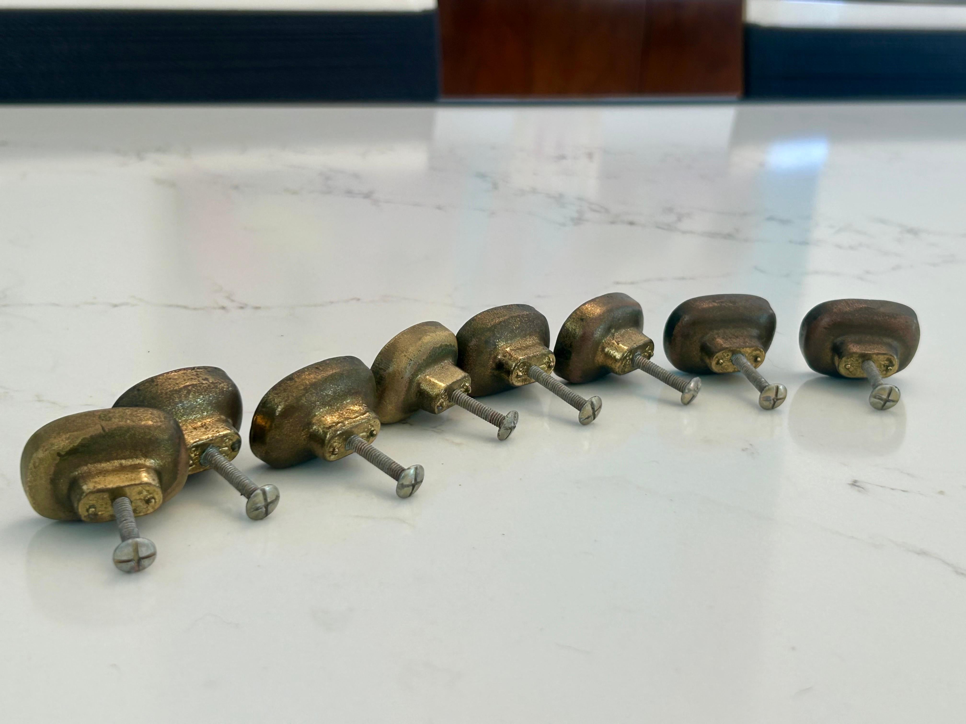 Bronze Drawer or Cabinet Pulls Evelyn Ackerman In Good Condition In Los Angeles, CA
