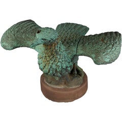 Antique Bronze Eagle Fountain