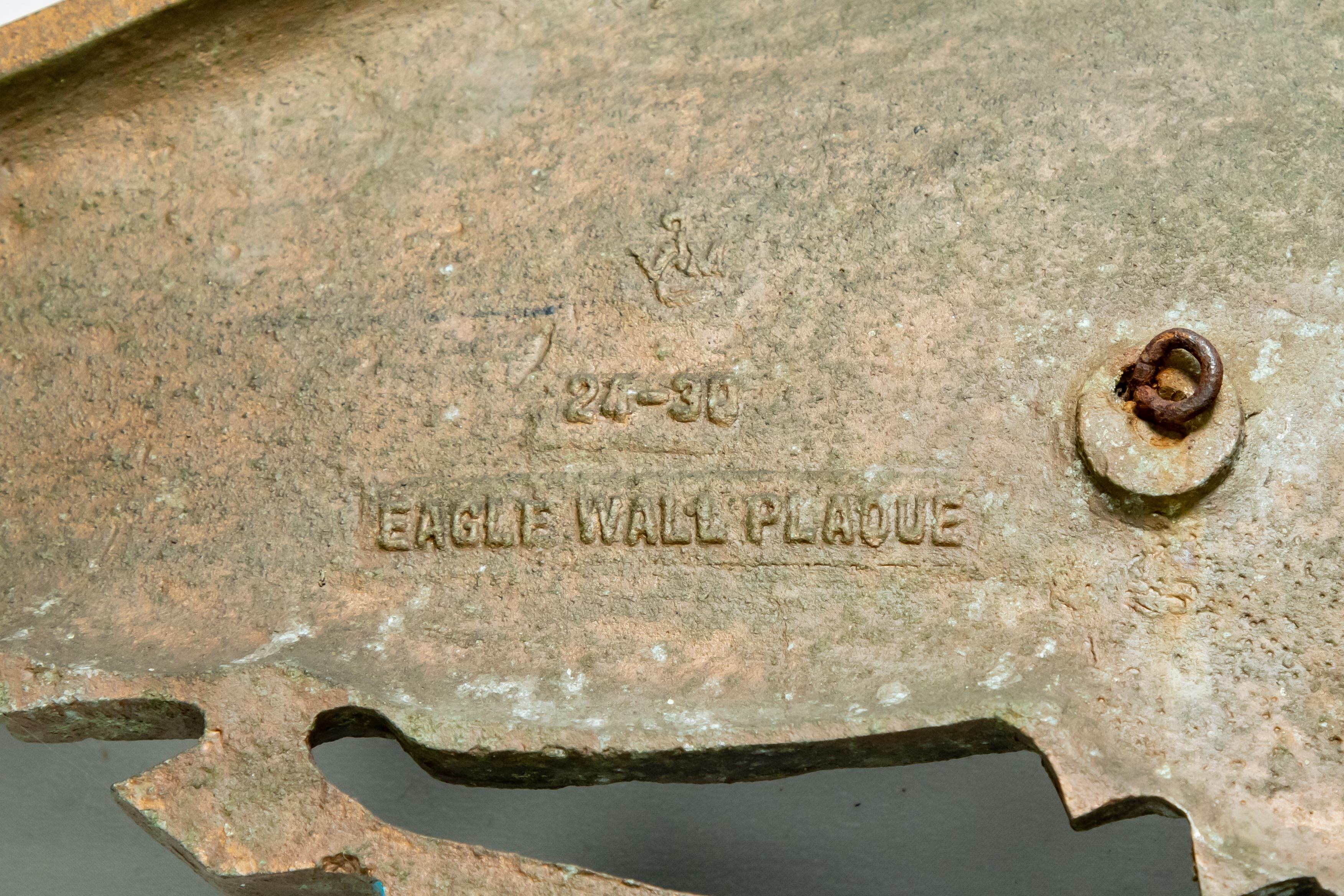 American Classical Bronze Eagle Wall Plaque Americana