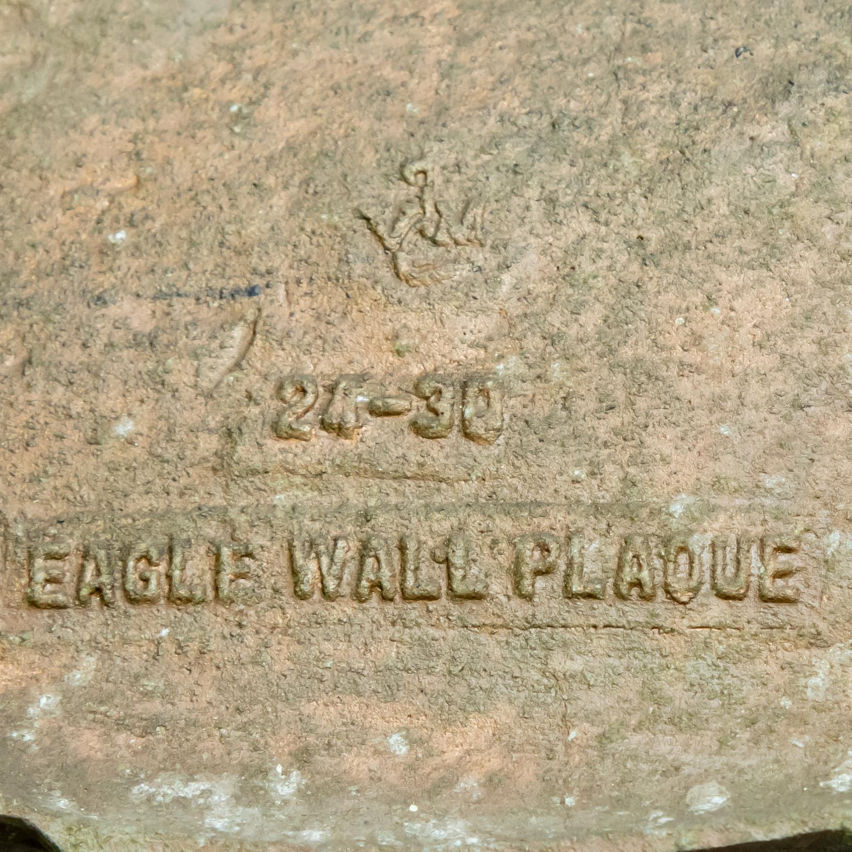 Cast Bronze Eagle Wall Plaque Americana