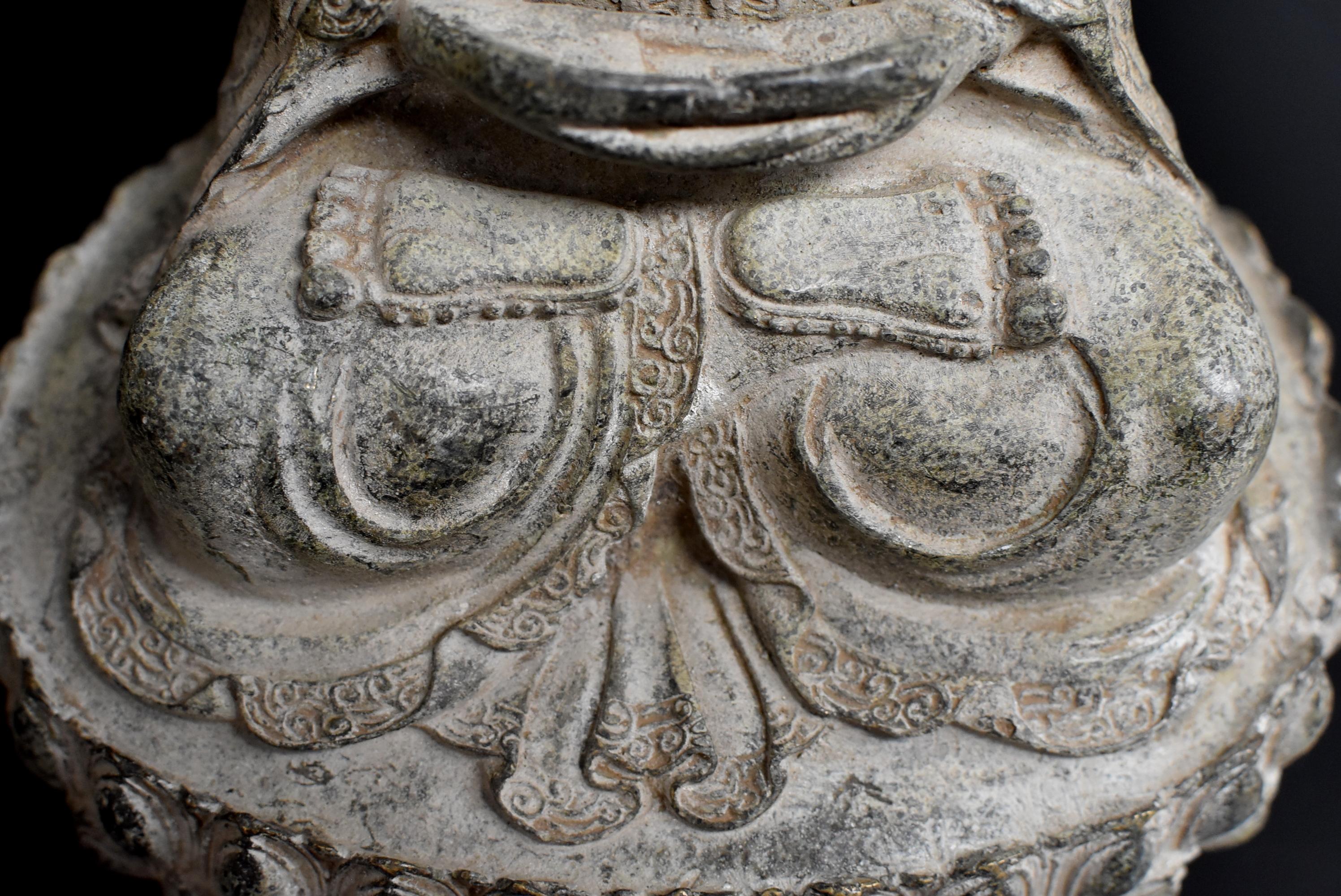 Bronze Earth Buddha on Lotus Seat 4