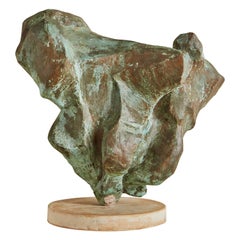 Bronze Effect Large Sculpture on Rotating Base