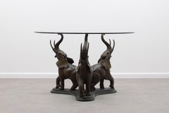 Bronze Elephant Dinging Table