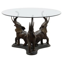 Bronze Elephant Dinging Table
