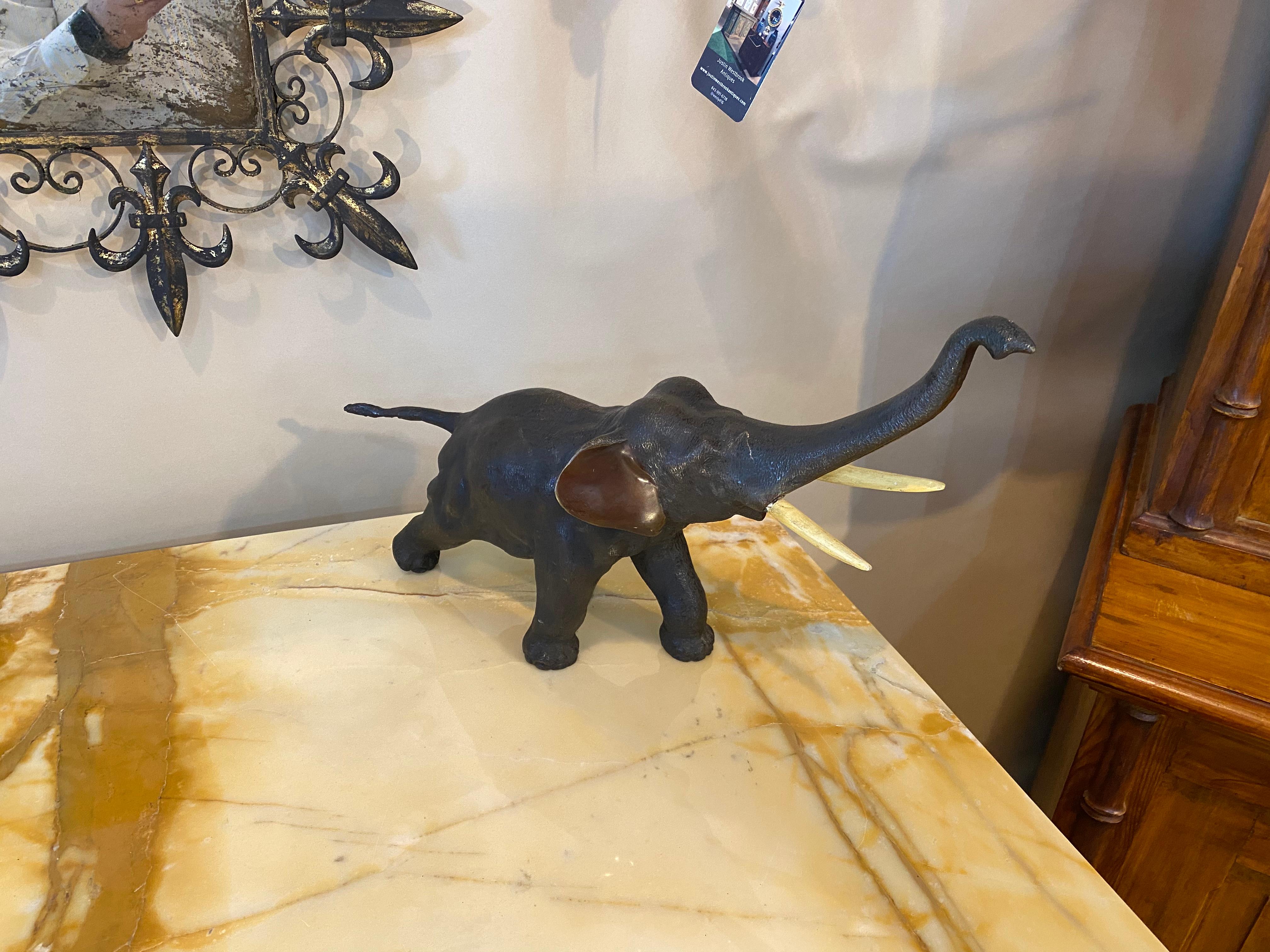 Elefante di bronzo in vendita 1