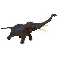 Vintage Bronze Elephant