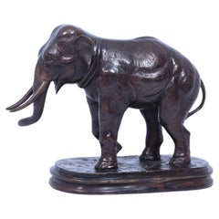 Bronze Elephant Sculpture c1930