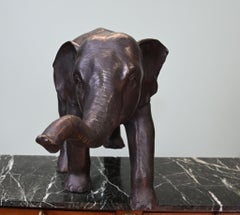 Bronze Elephant Statue Garden Animal Casting Nelly