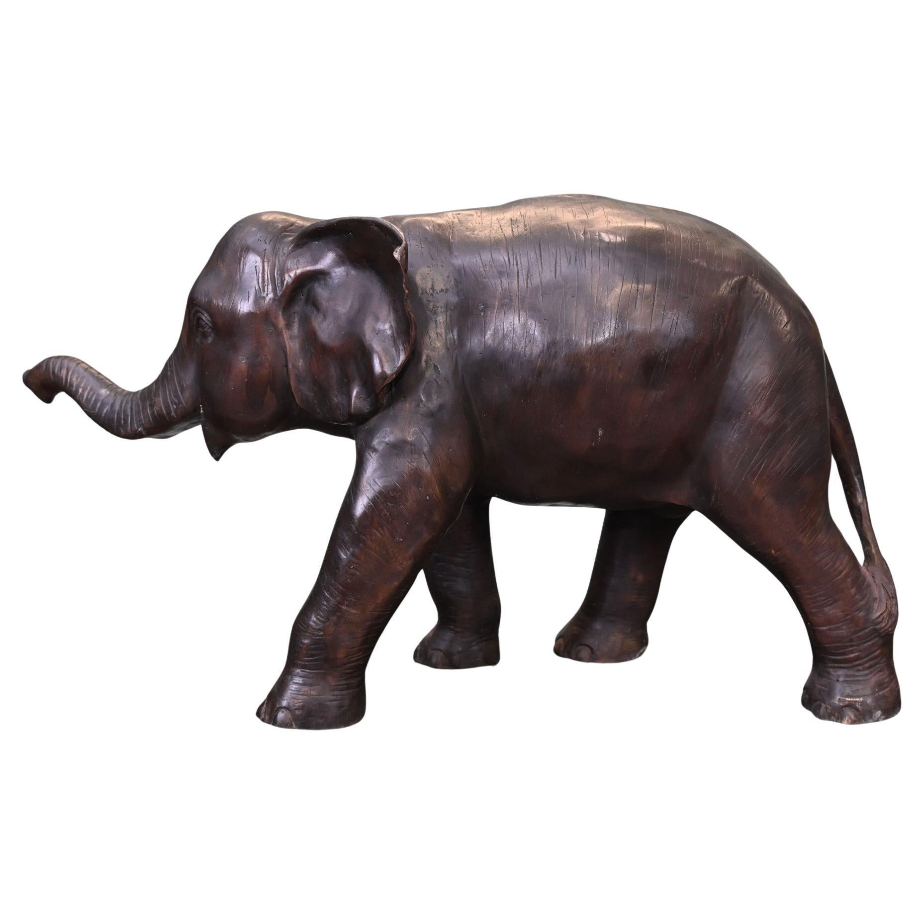 Estatua de Bronce de Elefante de Jardín Animal de Fundición Nelly