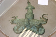Bronze Elephant Table 70s