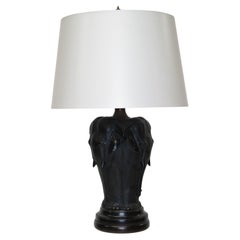 Bronze Elephant Table Lamp