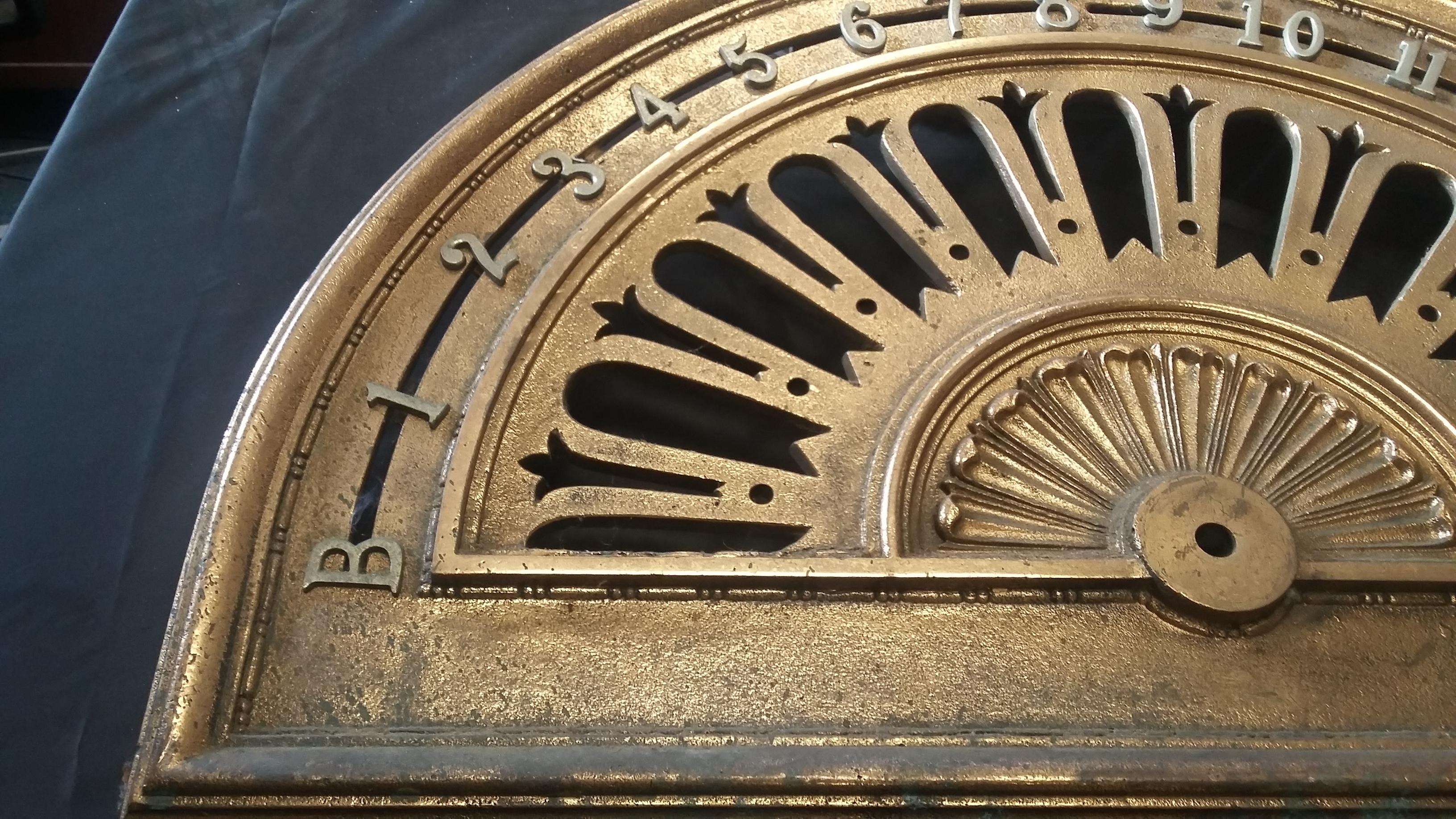 vintage elevator floor indicator