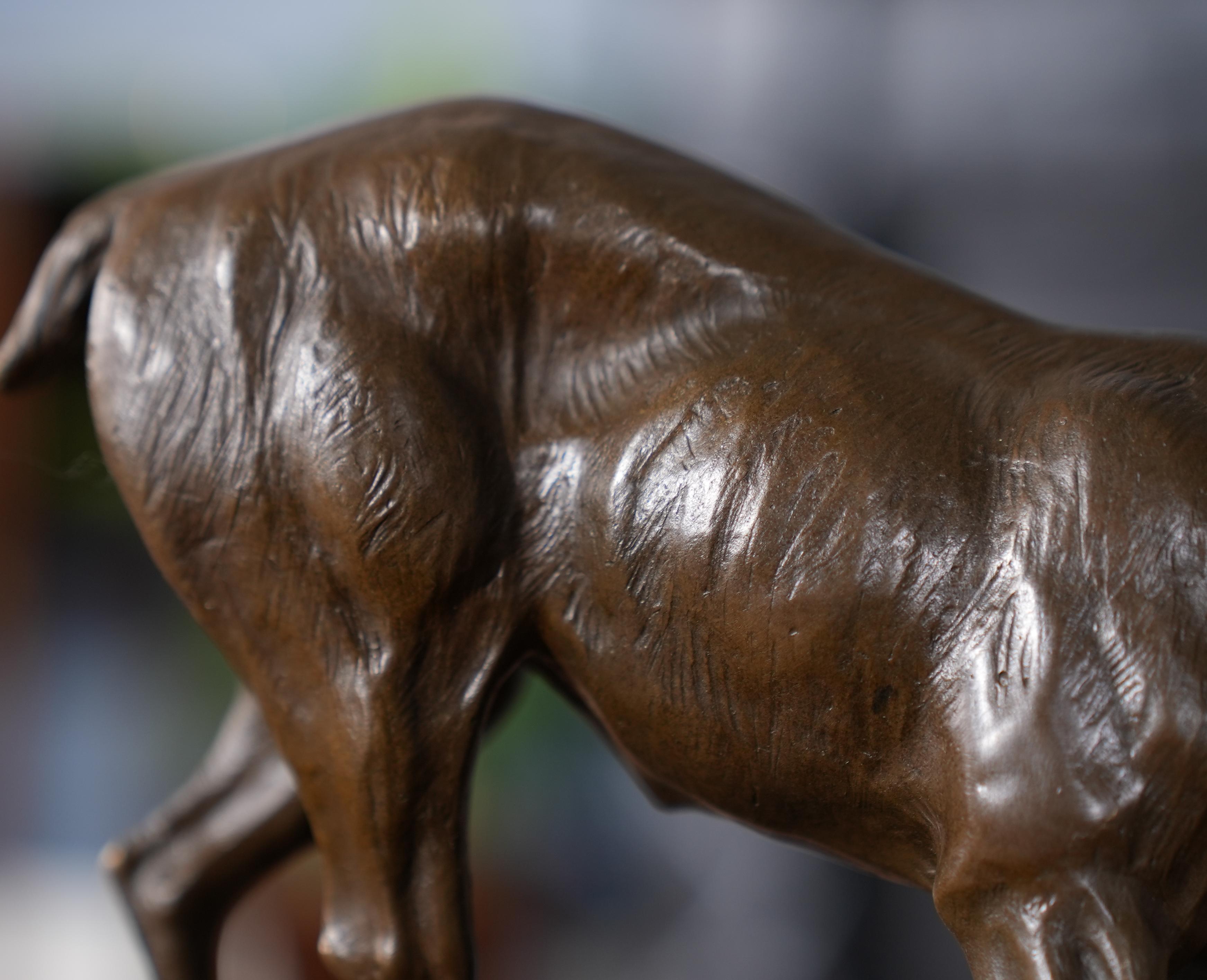 Bronze-Elch auf Marmorsockel im Zustand „Neu“ im Angebot in Annville, PA