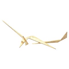 Scultura astratta allungata in bronzo di Larry Mohr intitolata “Stretch 1/3”, 1978
