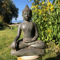 Bronze Enlightenment Buddha Shakyamuni Serene Down Cast Eyes 18th Century