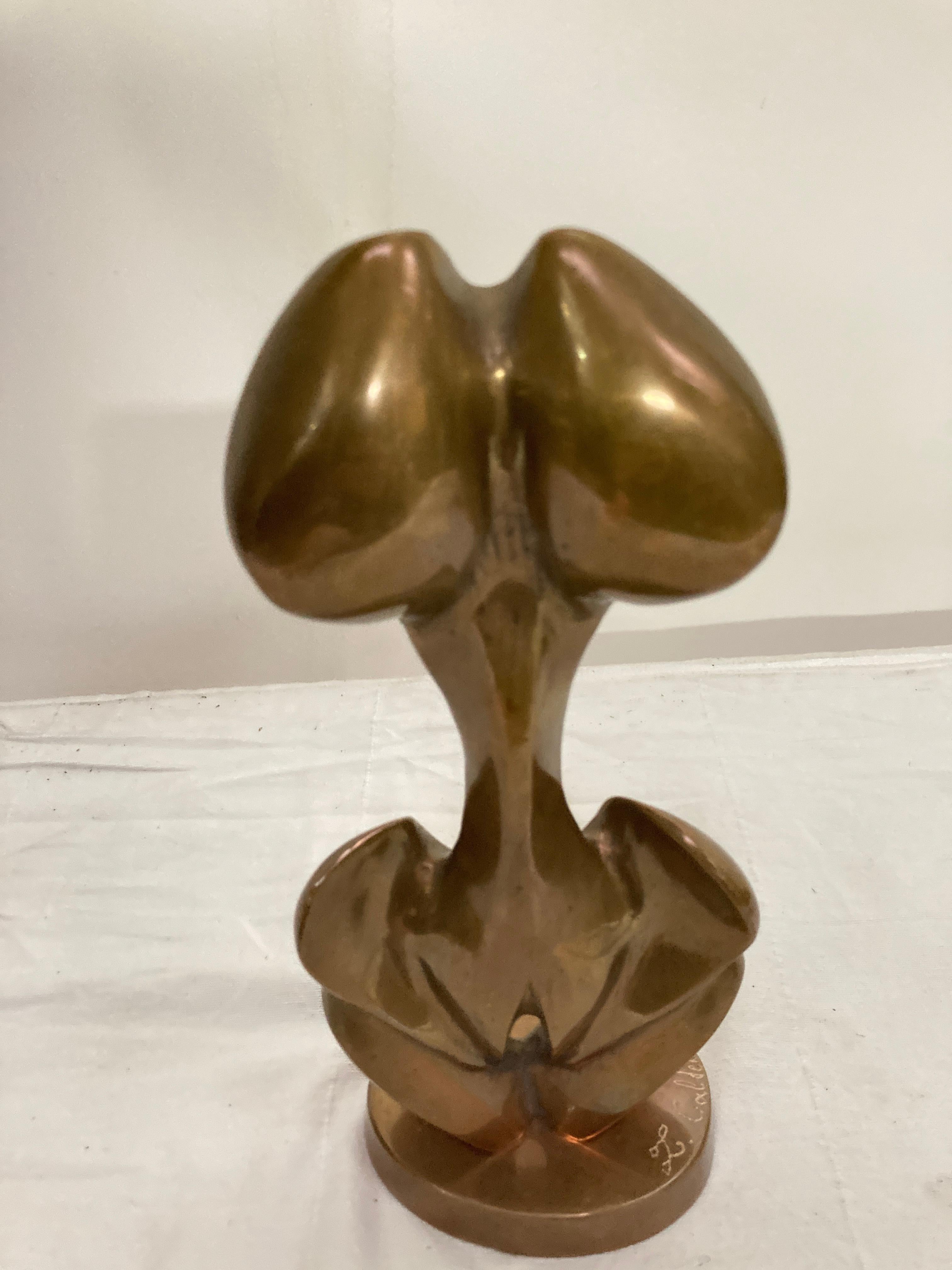Bronze Erotic sculpture signed by Léon Caldéri In Good Condition For Sale In Bois-Colombes, FR